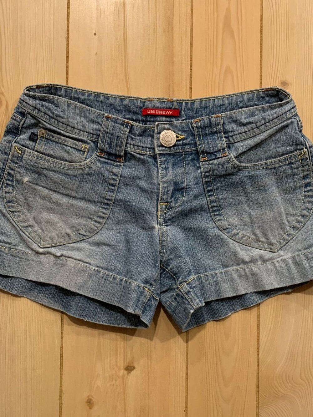 Vintage Y2K Unionbay Retro Preppy Denim Mom Jean Shorts Jorts Size 9 Juniors